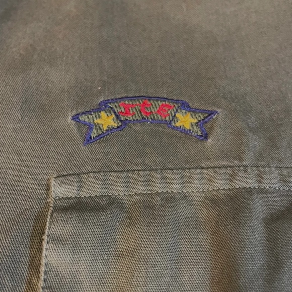 VINTAGE ICEBERG ITALY MILITARY SHIRT - Picture 4 of 4